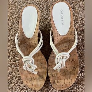 New Gianni Bini Cork Wedges